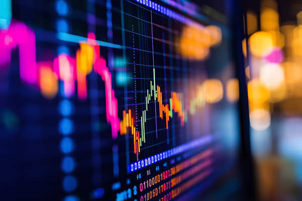 Investmentportfolio und Wachstumsdiagramme für langfristige Anlagestrategien